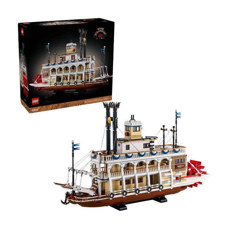 Lego Ideas 21356 Barco De Vapor Del Rio