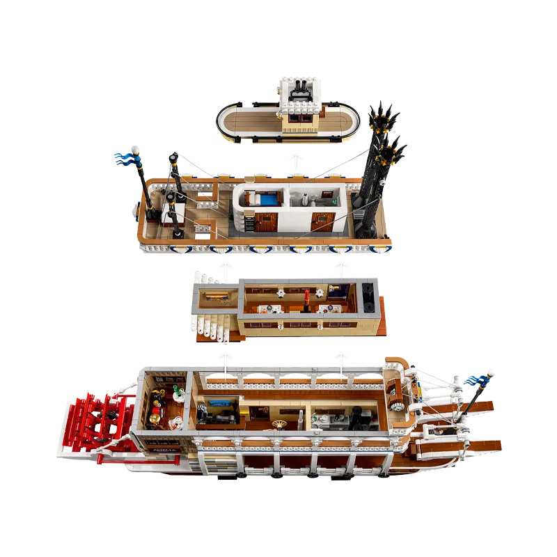 Lego Ideas 21356 Barco De Vapor Del Rio