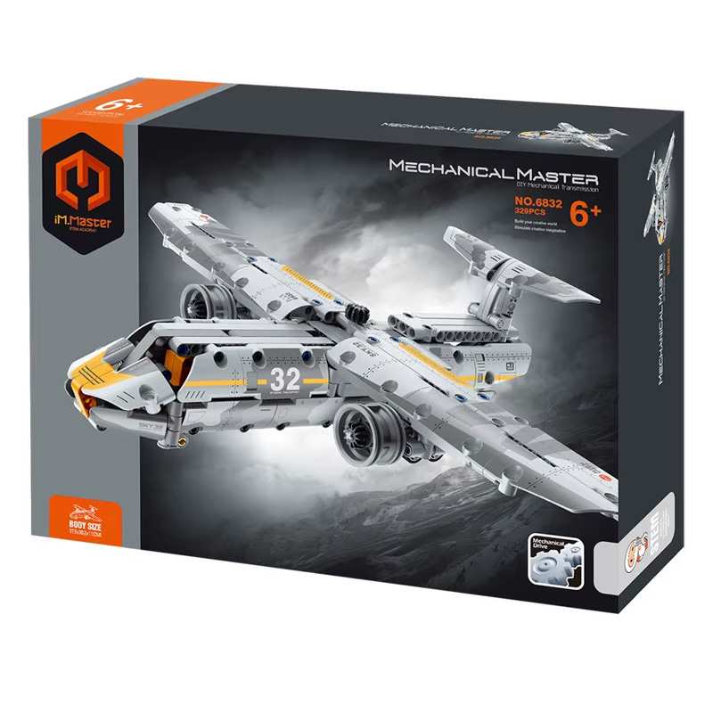 Im.Master  6832 Avion Militar Bloques Construccion