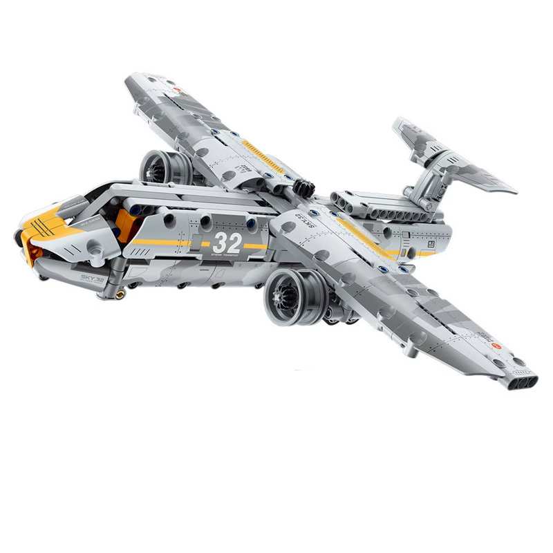 Im.Master  6832 Avion Militar Bloques Construccion