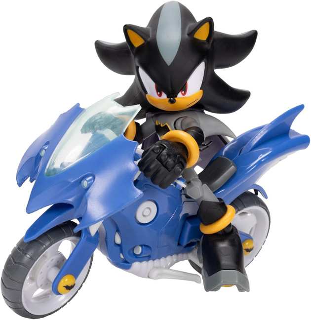 Jakks Pacific Sonic 433694-V1 Figura  5 Pulgadas Shadow Con Batcycle