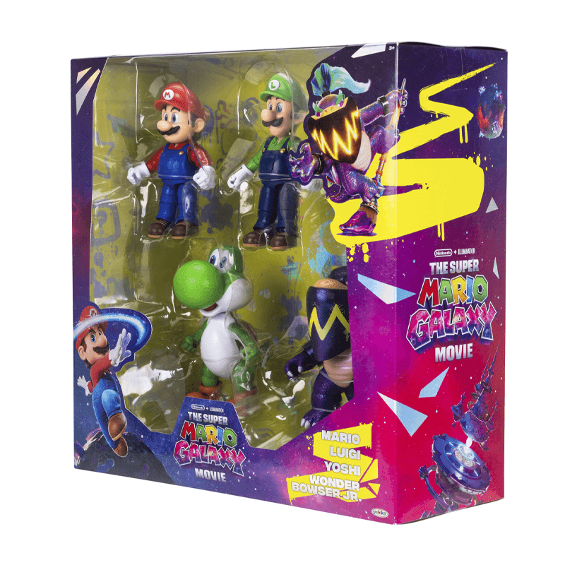 Jakks Pacific Super Mario Galaxy 432304 Multipack De Figuras Proyecto 5 Pulgadas