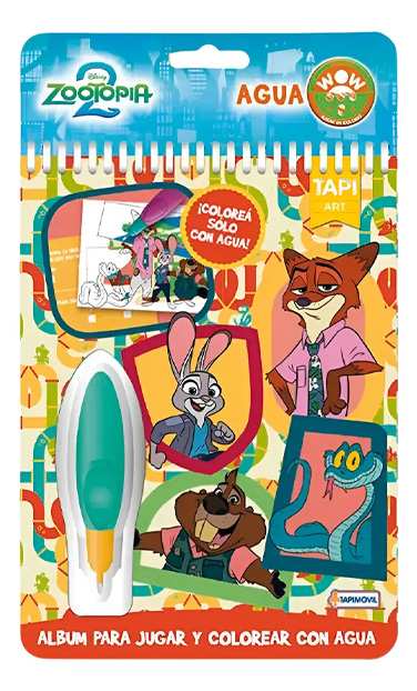 Tapimovil  Dzo01245 Zootopia Acuarela De Colores Wow