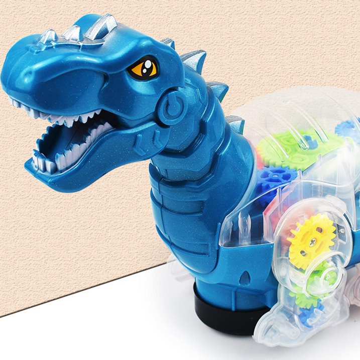 Nexusly Dino Gear Car 86789P  Dinosaurio Transparente Auto De Engranajes