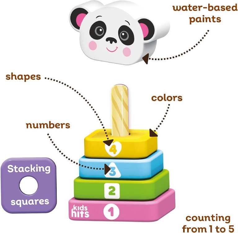 Kids Hits  Kh20-012 Juguete Apila Y Juega Panda