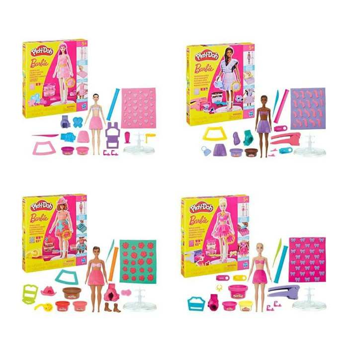 Hasbro Play-Doh G1354 Barbie Disenadora Muñecas Surtidas