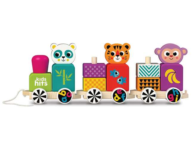 Kids Hits  Kh20-021 Tren De Madera Amigos Felices