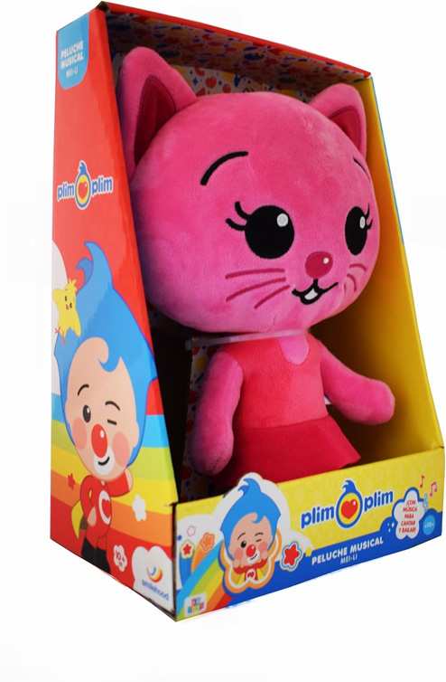 Arbex Toys Plim Plim 8401Bp Mei Li Gato Con Musica Peluche 30 Cm