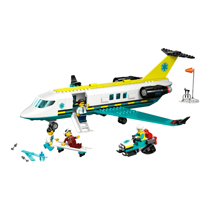 Lego City 60465 Avion Ambulancia Aerea De Emergencia