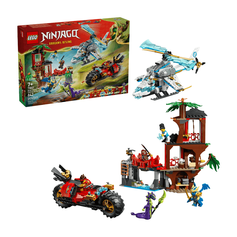 Lego Ninjago 71857 Escondite Arbol De Vehiculos Ninja