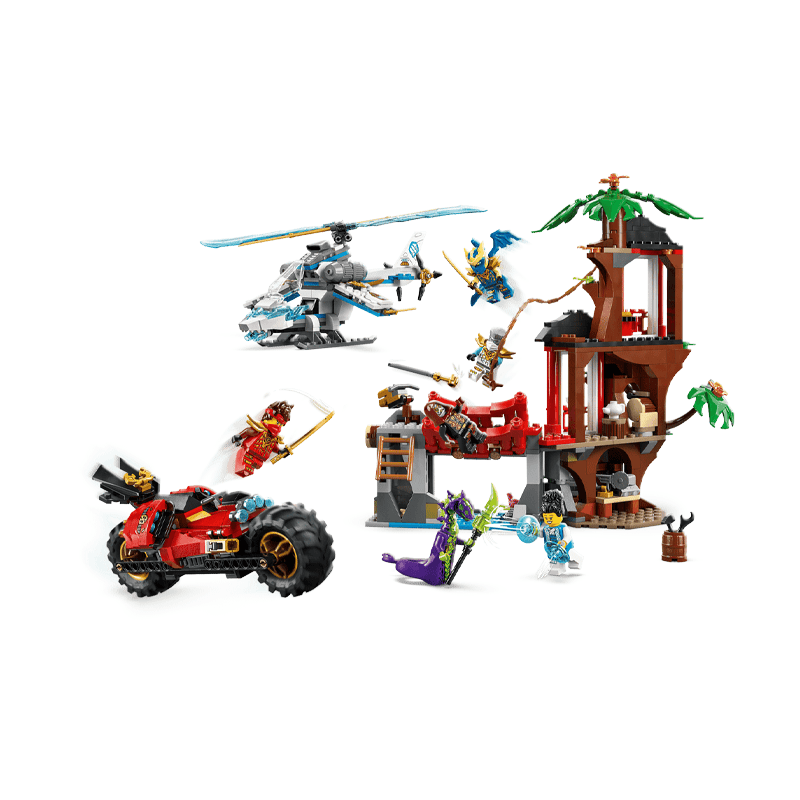 Lego Ninjago 71857 Escondite Arbol De Vehiculos Ninja