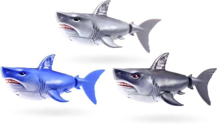 Zuru Robo Alive 71165Uq1 Activado Agua Tiburon Nadador Cubo Serie 1