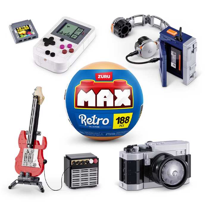 Zuru Max 83228Gq1 Max Retro Capsula Premium Serie 2 15 Piezas
