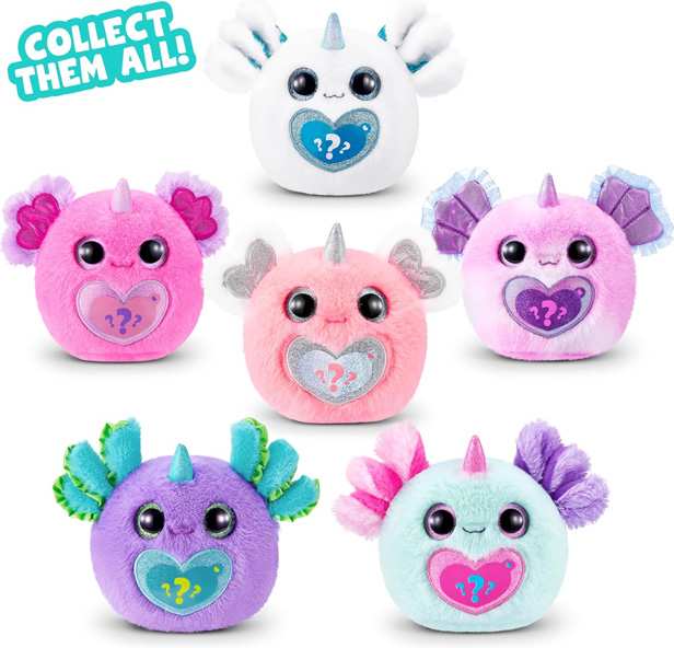 Zuru Rainbocorns 92120Tq1 Corazon Brillo Axolotlcorn Envoltura Serie 1 6 Piezas