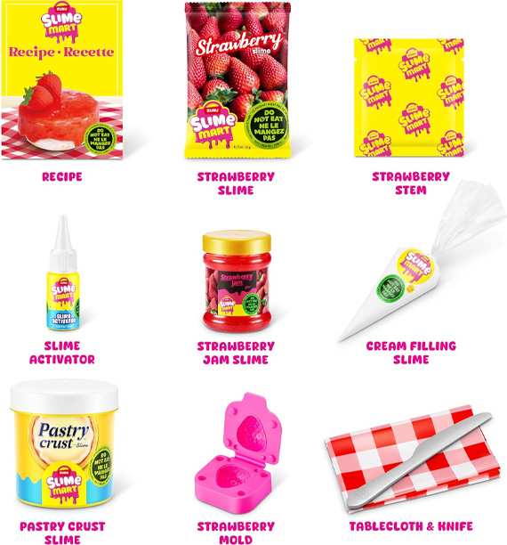 Zuru Slime Mart 15901A Bolsa Compra Pequena Fresa Cheesecake Serie 1
