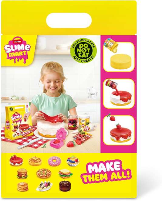 Zuru Slime Mart 15901A Bolsa Compra Pequena Fresa Cheesecake Serie 1