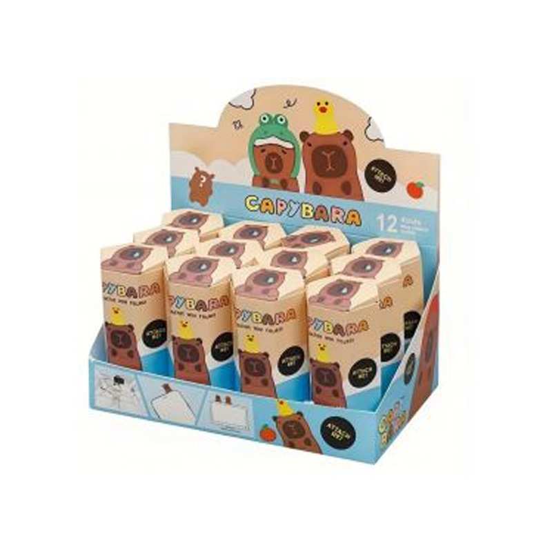 Nasa  Yf1041 Set Figuras Capybara Vinil 3 Piezas