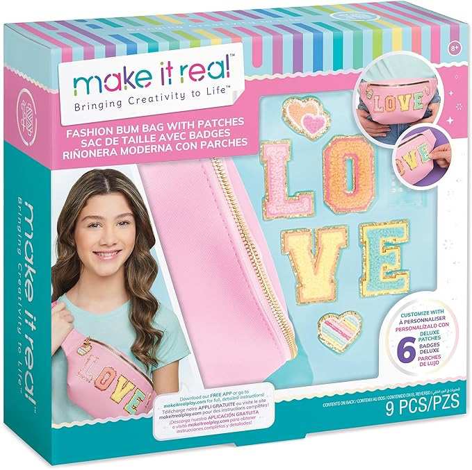 Make It Real 3C4G 1461 Cartera De Moda Con Parches