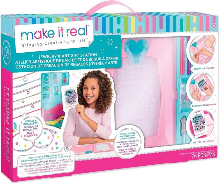 Make It Real Diy 1518 Estacion De Regalo De Joyeria Y Arte