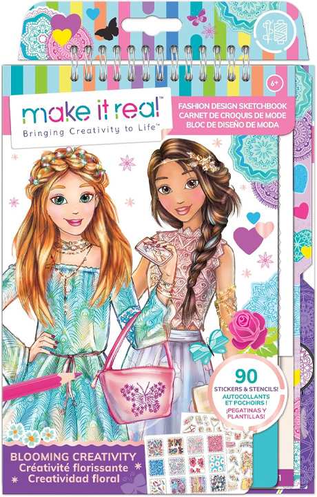 Make It Real 3C4G 3202 Cuaderno De Diseno De Moda Creatividad En Flor