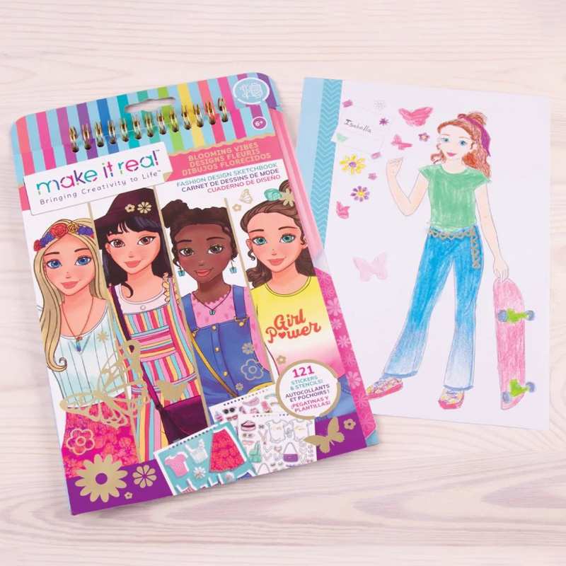 Make It Real 3C4G 3209 Cuaderno De Bocetos Vibra En Flor