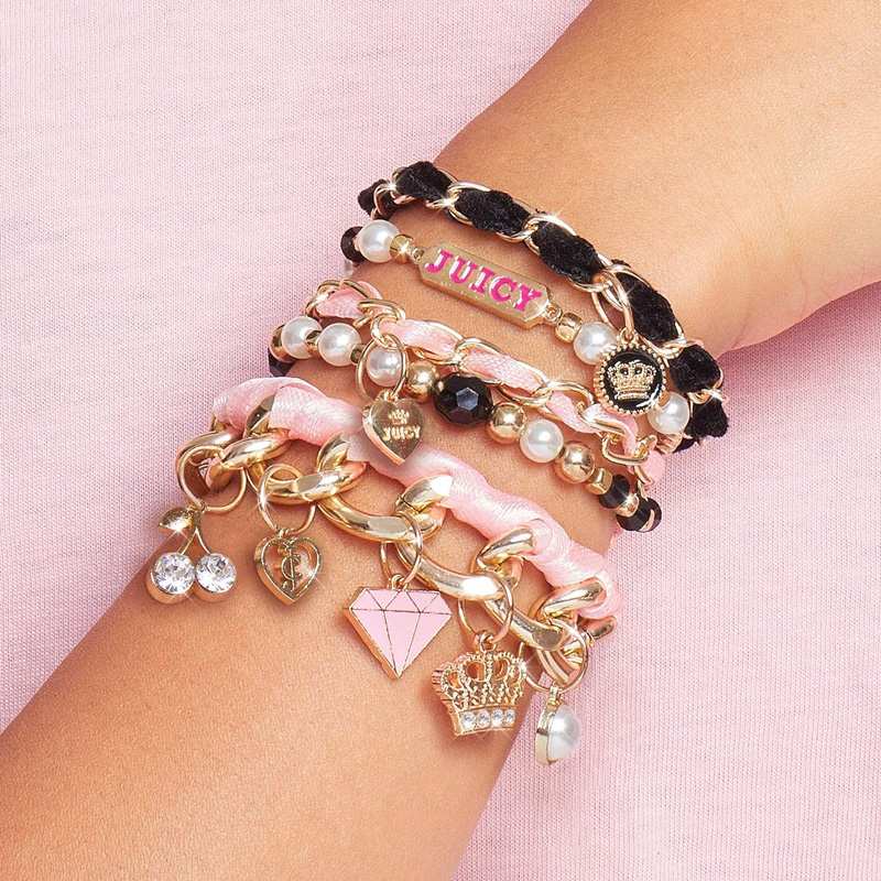 Make It Real Diy 4431 Juicy Couture: Pulseras, Mini Cadenas Y Dijes