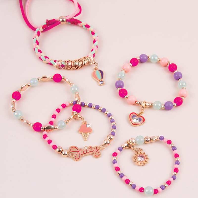 Make It Real Diy 4433 Juicy Couture: Mini Pulseras Cristal Sol