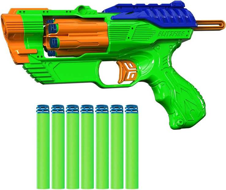 Prime Time Toys Dart Zone 6359-Eu Lanzador Blitzfire Quickshot Individual