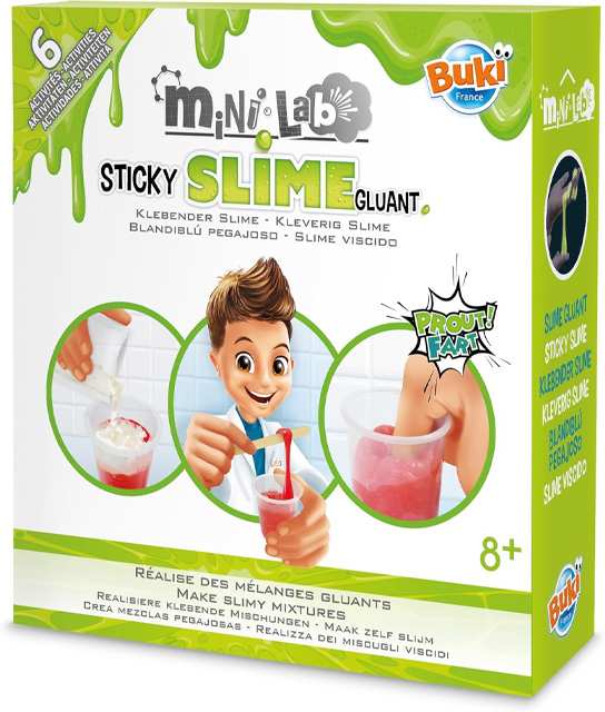 Buki France Mini Lab 3007 Slime 6 Experimentos