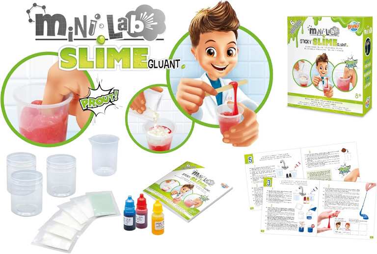 Buki France Mini Lab 3007 Slime 6 Experimentos