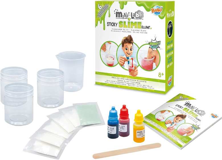 Buki France Mini Lab 3007 Slime 6 Experimentos
