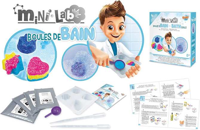 Buki France Mini Lab 3010 Bombas De Bano 6 Experimentos
