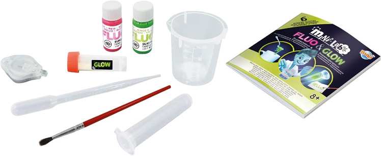 Buki France Mini Lab 3011 Fluorescente Y Brillo 6 Experimentos
