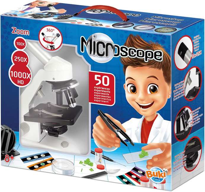 Buki France Ciencia Mr600 Microscopio Con 50 Experimentos