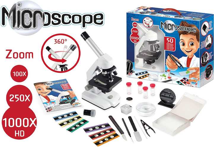 Buki France Ciencia Mr600 Microscopio Con 50 Experimentos