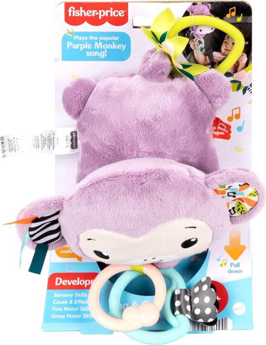 Mattel Fisher Price Jff02 Cochecito Con Mono Morado