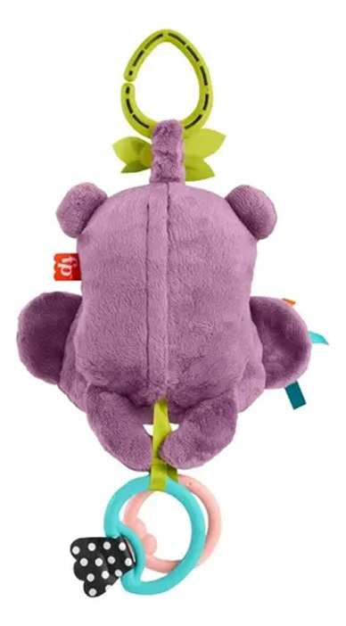 Mattel Fisher Price Jff02 Cochecito Con Mono Morado