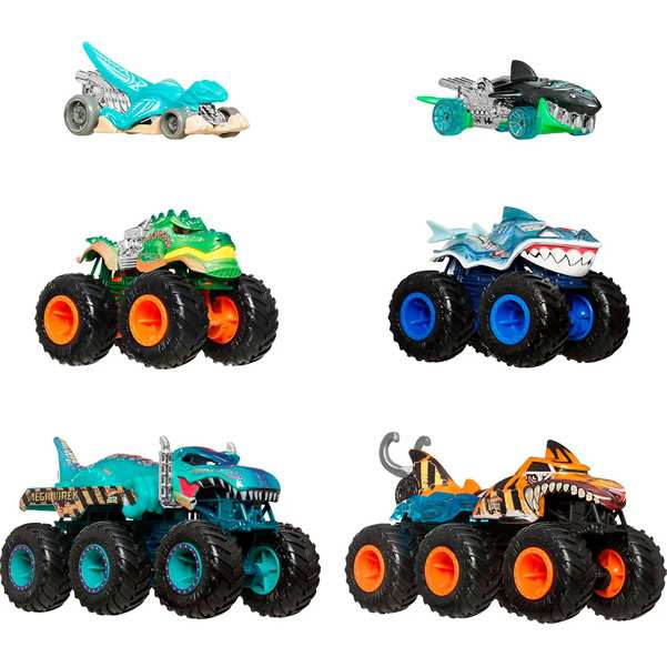 Mattel Hot Wheels Jgd68  Monster Trucks Multipack Basico