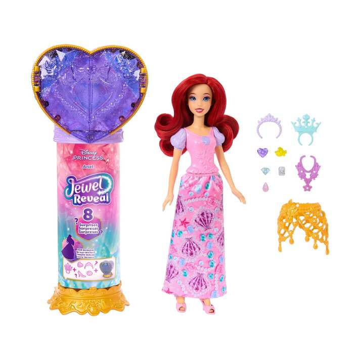 Mattel Disney Princesas Jhl49  Reveal Ariel