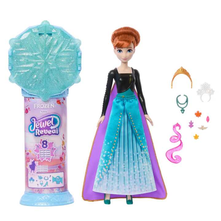 Mattel Frozen Jjy37 Reveal Anna