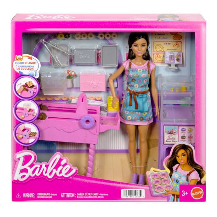 Mattel Barbie Jkb50  Set Tienda De Donas