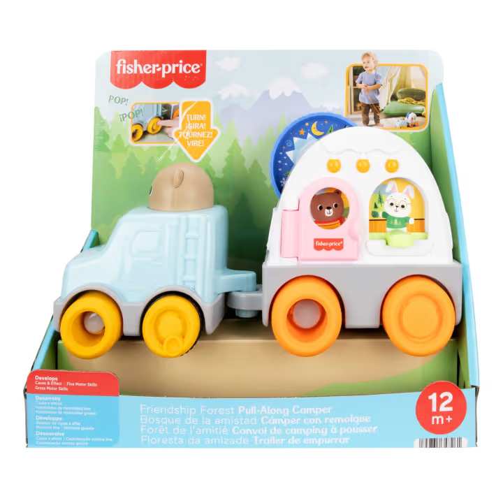 Mattel Fisher Price Jkd52 Casa Rodante Para Arrastrar
