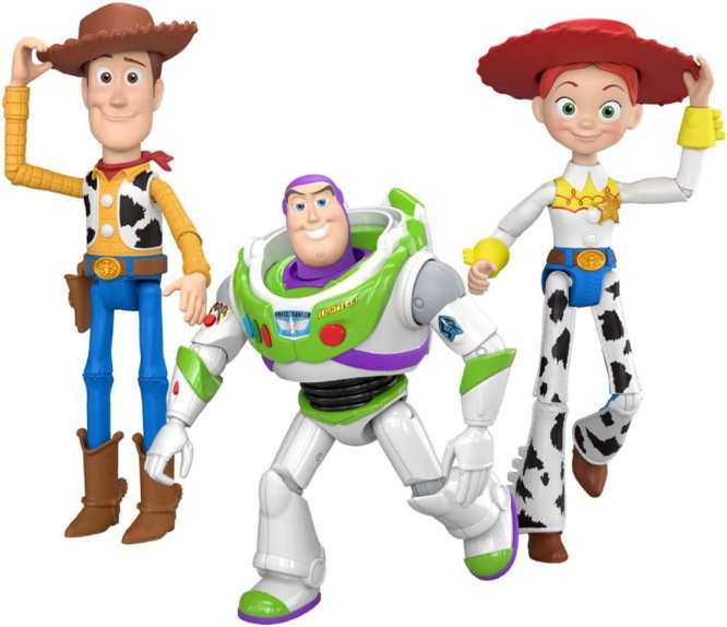 Mattel Disney Jkv13 Toy Story Figuras Basicas Proyecto Objetivo Surtido
