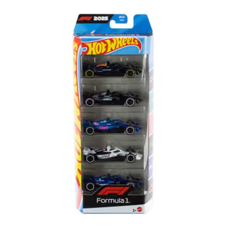 Mattel Hot Wheels Jln11  Paquete 5 Carros De Carrera