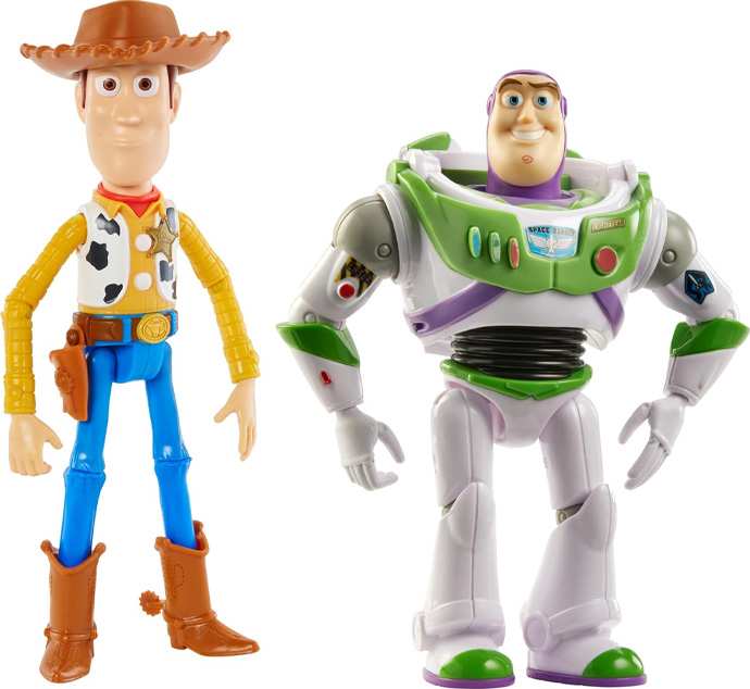 Mattel Disney Jlr67 Toy Stoy Pack Proyecto Objetivo Woody Y Buzz 7 Pulgadas