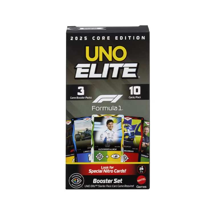 Mattel Games Jlv43 Uno Elite Racing 25 Set Refuerzo