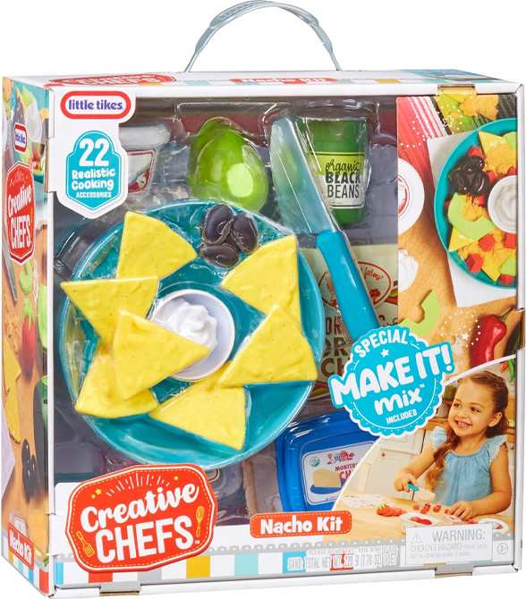 Mga Entertainment Creative Chef 643880-Euc Playset De Masa Moldeable Comida: Nachos