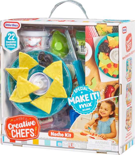 Mga Entertainment Creative Chef 643880-Euc Playset De Masa Moldeable Comida: Nachos