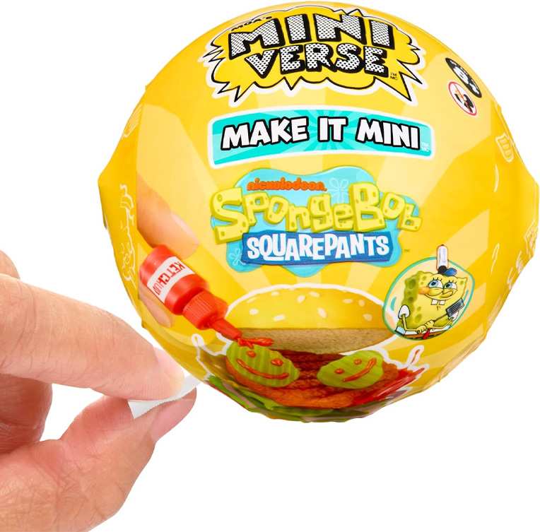 Mga Entertainment Miniverso 599296-Euc Esfera Sorpresa Bob Esponja Pdq