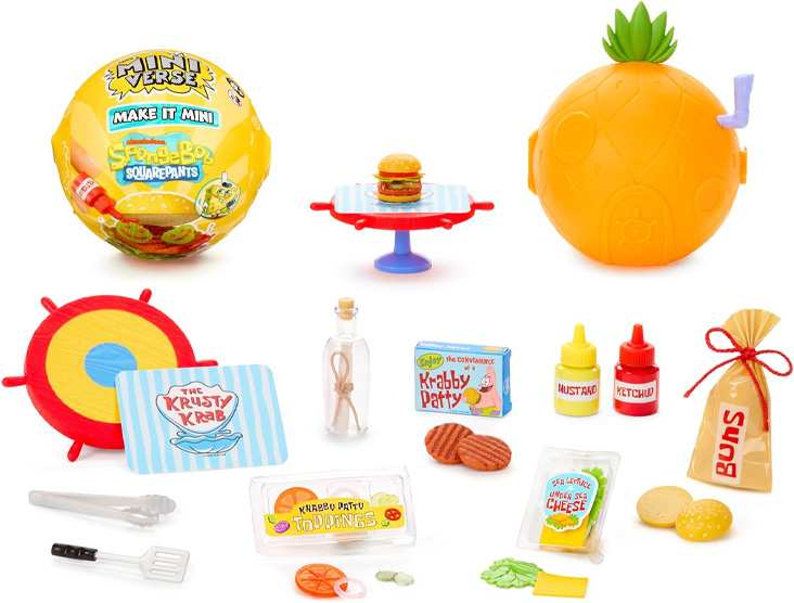 Mga Entertainment Miniverso 599296-Euc Esfera Sorpresa Bob Esponja Pdq